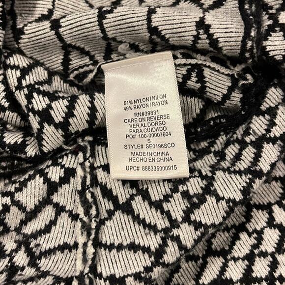 Sam Edelman Pre owned Selby Jacquard Sweater Dress Fit & Flare. - Picture 10 of 14